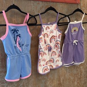 Girls 5T Romper Lot